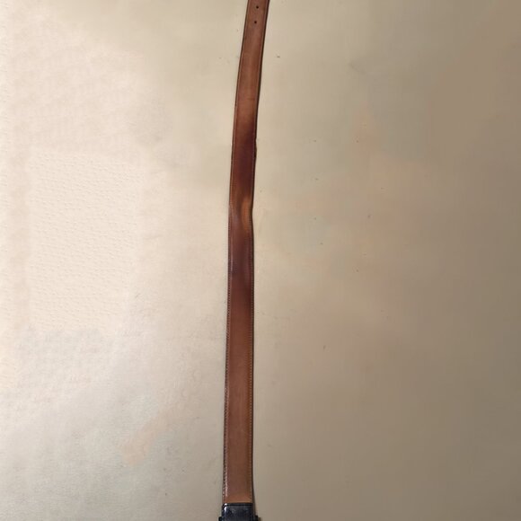 Moschino Black Leather Belt - 30" - Picture 4 of 4